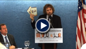 Joel Gilbert's appearance at the National Press Club that went viral